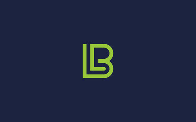 letter lb or bl logo icon design vector design template inspiration