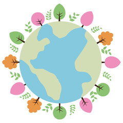 Cute Earth Day Illustrations