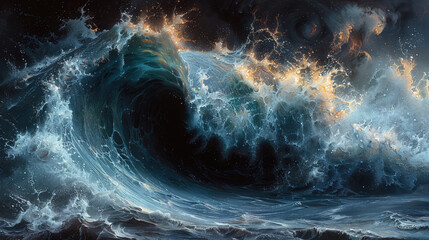 Oceanic Tidal Wave: Power and Beauty in Hyper-Real Blues