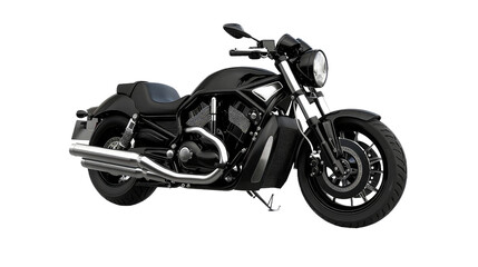 Motorcycle on Transparent Background PNG