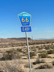 Fotobehang route 66 sign © N. Handley
