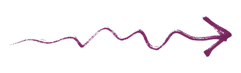 Dark purple arrows isolated on transparent background.