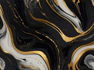 black and golden marble background with smudge grey effect without shadow abstract background