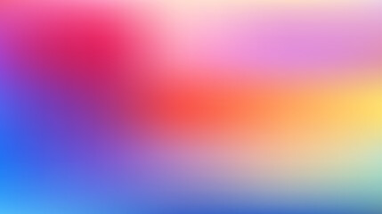 Smooth and blurry colorful gradient mesh background. Modern bright rainbow colors. Easy editable soft colored vector banner template. Premium quality