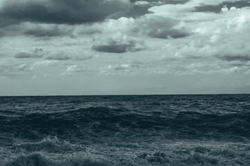 Fototapeta premium storm over the sea