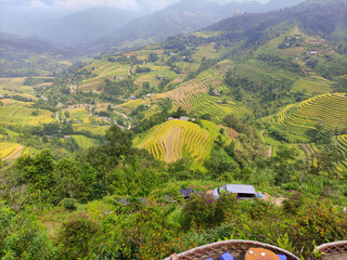 Terraced fields in Ban Luoc, Hoang Su Phi district, Ha Giang province, Vietnam