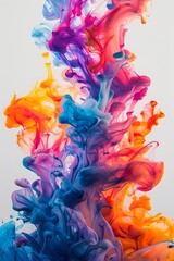 Vibrant Digital Ink Explosion:Visualizing the Dynamic Intersection of AI,Edge Computing,and IoT
