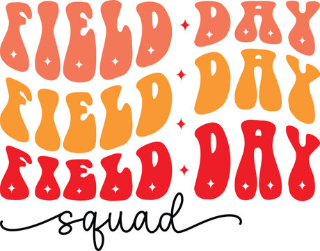 Retro Field Day Squad, Field Day Vibes Y'all Svg, Field Day 2025 Svg, School Svg, End Of School Svg, Best Seller Bundle, 2025, Mickey Mouse, School Field Day, Safari Mode, Design Element,