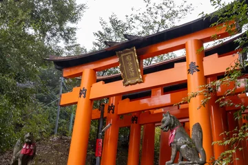 Gordijnen Torii Gates Fushimi Inari Area © steve