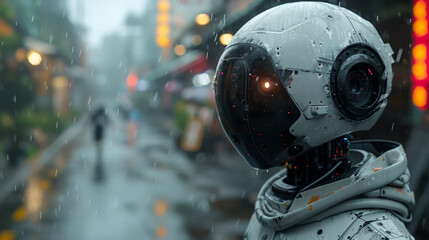 Fototapeta premium Broad-Based AI Innovation Firm: Alert to Change