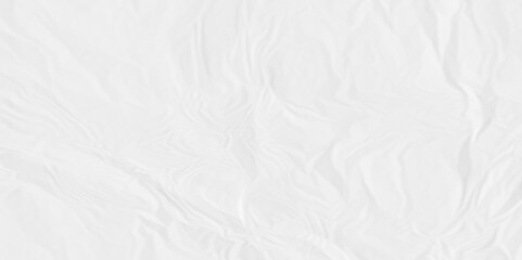 Crumpled paper texture. Rough paper texture and white background.