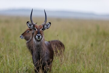 Waterbuck in Masai Mara National Reserve, Kenya