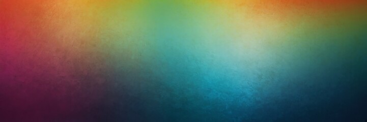 Colorful color gradient shiny metal sheet surface smooth texture banner panoramic background banner template backdrop from Generative AI