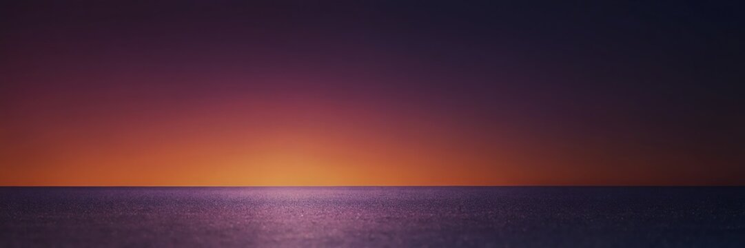 Deep plum to burnt orange indigo color gradient shiny metal sheet surface smooth texture banner panoramic background banner template backdrop from Generative AI