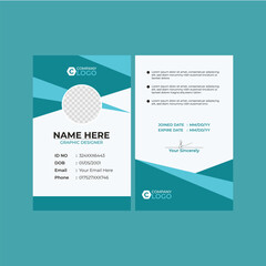 Volunteer ID Badge Layout for Organizations