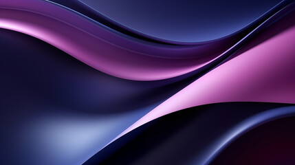 Flowing Purple Wave Design with Light and Motion
