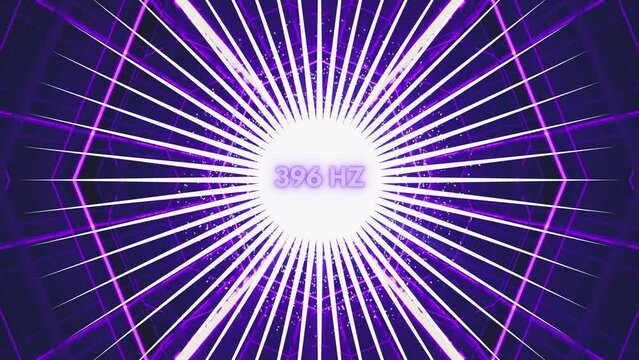 Purple 396 Hz Loop Healing Video.