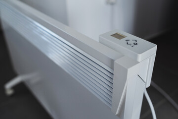 Detailed view of an electric heater