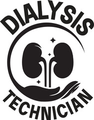 Dialysis Vector, Dialysis Nurse Quote, Dialysis Tech Illustration, Funny, Clip Art, Medical Illustration