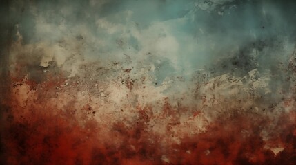 Abstract Red and Dark Textured Background with a Sense of Depth - obrazy, fototapety, plakaty