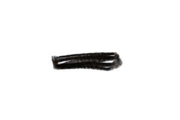 A simple black pencil sketch of a minus sign isolated on a transparent background. Perfect for various design projects requiring a minimalist yet impactful graphic element.