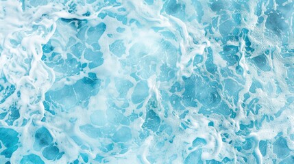 light blue water texture, close up, top view, in the pool