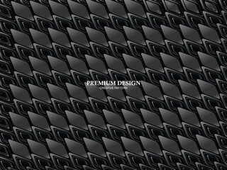 Premium background with abstract pattern. Modern steel and black carbon fiber background. light and shadow.