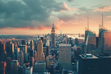 a view of new york city