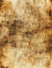 Ancient Burnt Paper Background in Vintage Style with Abstract Brown Colours for Antique Blank Templates