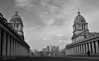 Beautiful view of a historic Greenwich Park, United Kingdom