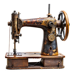 vintage sewing machine - obrazy, fototapety, plakaty