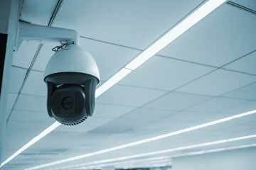 Futuristic technology CCTV Security camera surveillance video recording device, closed circuit...