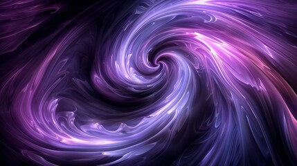 Abstract black purple swirl, dark purple and light black, swirl, rim light, millennium wave, soft edges, chiaroscuro. - obrazy, fototapety, plakaty