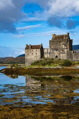 Fototapeta na wymiar Famous historic Eilean Donan castle, Scottish Highlands