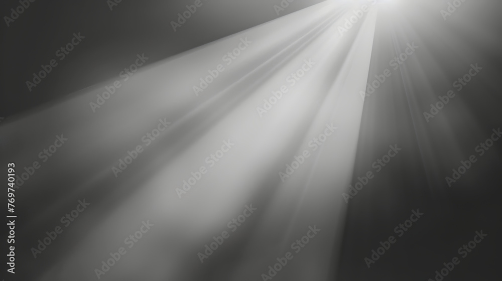 Wall mural grey light simple color gradient white abstract background shine brigh. generative ai