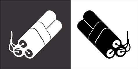 Illustration vector graphics of Bomb icon