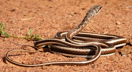 Western Yellow-bellied Sand Snake on the dirt
