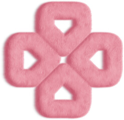 Gamepad Pink Fluffy Icon