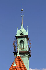 Tower With Spire Architural Detail at Town Hall in Hannover Germany