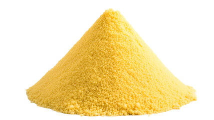 Pile of Couscous isolated on a white background - obrazy, fototapety, plakaty
