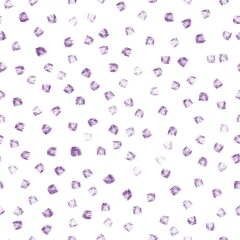 Seamless abstract textured pattern. Simple background purple, white texture. Digital brush strokes background. Design for textile fabrics, wrapping paper, background, wallpaper, cover.