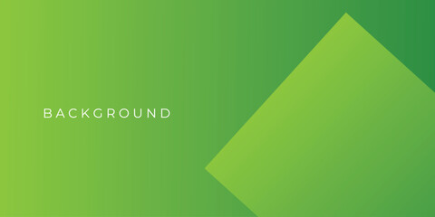 Fototapeta premium Abstract minimal background with green gradient. geometric shape overlay layer background. Modern template design for covers, brochures, web 