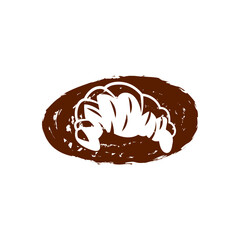 Croissant bakehouse vector design logo vector flat isolated illustration
