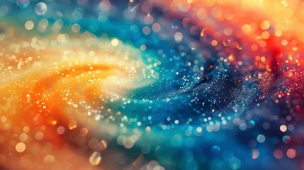 Foto auf Acrylglas Antireflex Colorful spiral galaxy © antkevyv