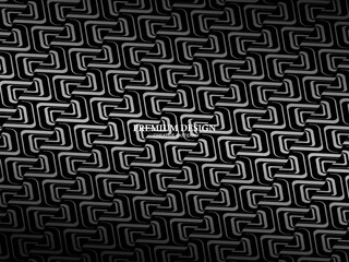 Premium background with abstract pattern. Modern steel and black carbon fiber background. light and shadow.