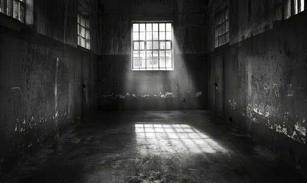 Empty prison cell