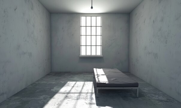 Empty prison cell