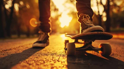 Foto auf Leinwand Skateboarding © Chrixxi