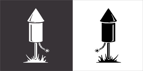 Illustration vector graphics of Bomb icon