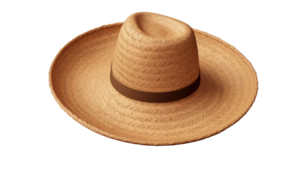 Sombrero hat isolated on transparent a white background